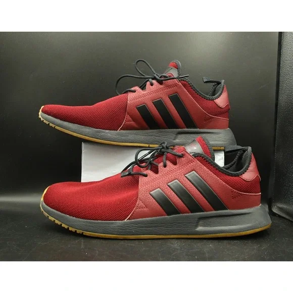 Adidas XLPR Sneakers, US Men's Size 11 Burgundy/Black Gum EF2779 - Picture 3 of 6